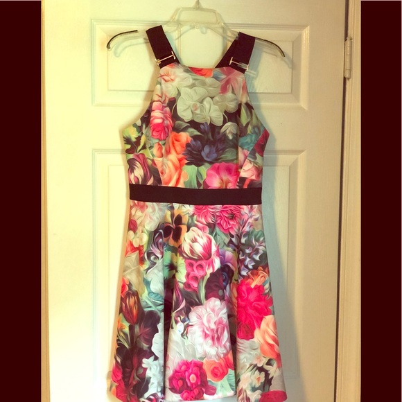 ted baker buckle strap dress